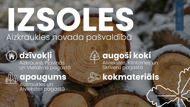 Pašvaldība pārdod īpašumus  