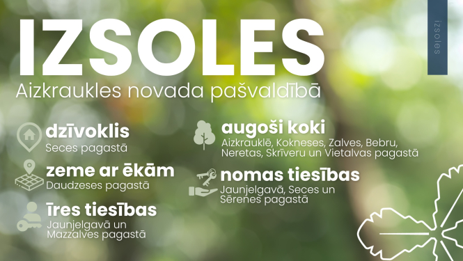 Izsoles Aizkraukles novada pašvaldībā