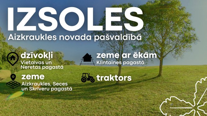 Izsoles jūnijā