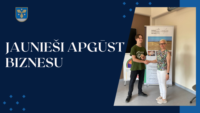Jaunieši apgūst biznesu