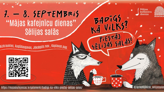 Mājas kafejnīcu dienu afiša