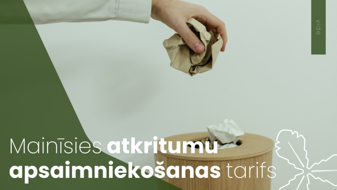 Mainīsies atkritumu apsaimniekošanas tafirs