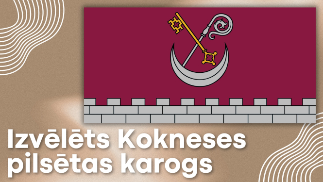 Kokneses pilsētas karogs