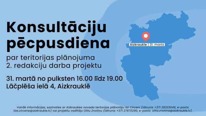 konsultāciju pēcpusdienas afiša