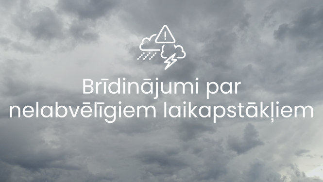 Brīdinājumi par nelabvēlīgiem laikapstākļiem