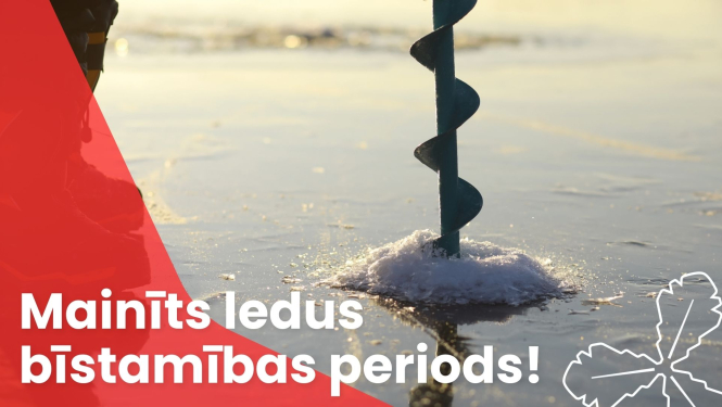 Mainīts ledus bīstamības periods