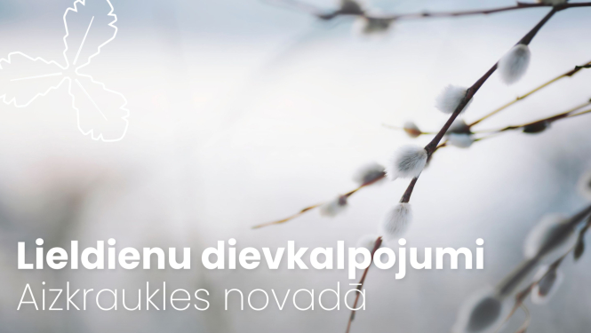 pelēcīgs fons un pūpolu zari