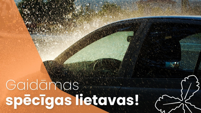 Gaidāmas spēcīgas lietavas