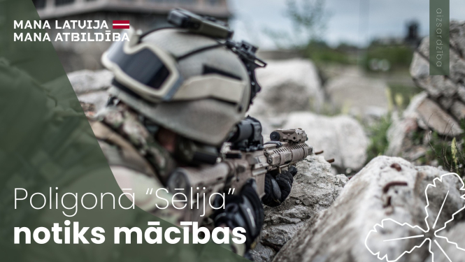 Poligonā notiks mācības