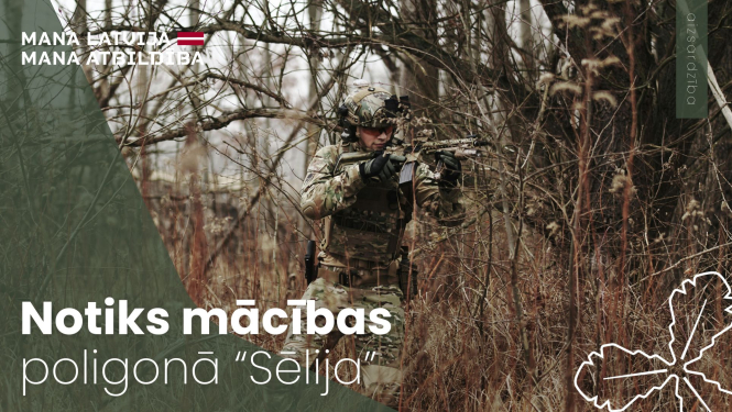 notiks mācības poligonā "Sēlija"