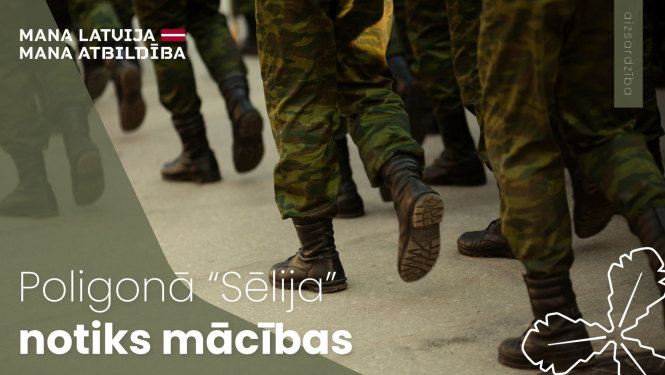 Poligonā “Sēlija” notiks mācības