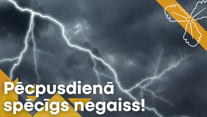 spēcīgs pērkona negaiss
