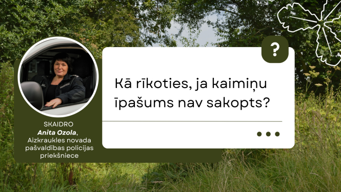 Pašvaldības policijas priekšniece atbild uz jautājumu
