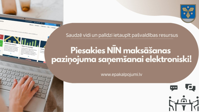 maksāšanas paziņojums elektroniski
