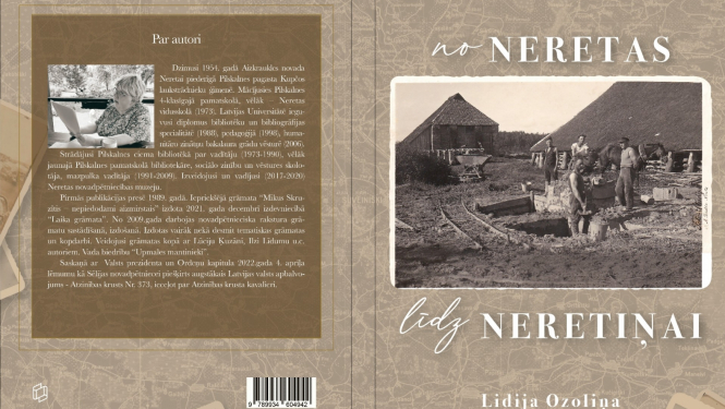 No Neretas līz Neretiņāi grāmatas vāki