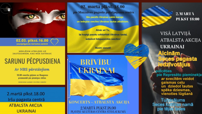 Atbalsta pasākumi Ukrainai