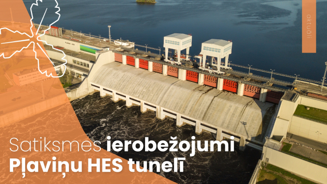 Noteikti satiksmes ierobežojumi HES tunelī