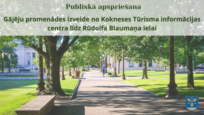 Gājēju promenādes un teritorijas labiekārtojuma skice. 