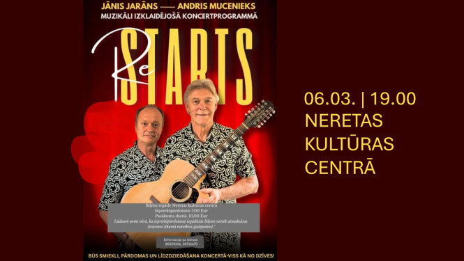 Jānis Jarāns, Andris Mucenieks muzikāli izklaidējošā programmā “ReSTARTS”