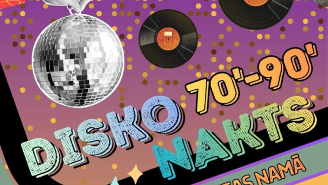 Disko nakts-karnevāls 70.-90. gadu stilā