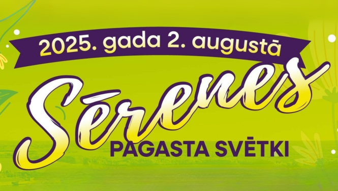 Sērēnes pagasta svētku baneris