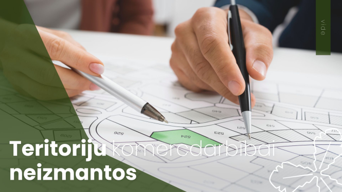 Teritoriju komercdarbībai neizmantos