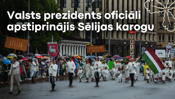 Apstiprināts Sēlijas karogs