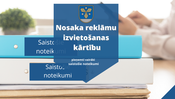 Apstiprināti saistošie noteikumi