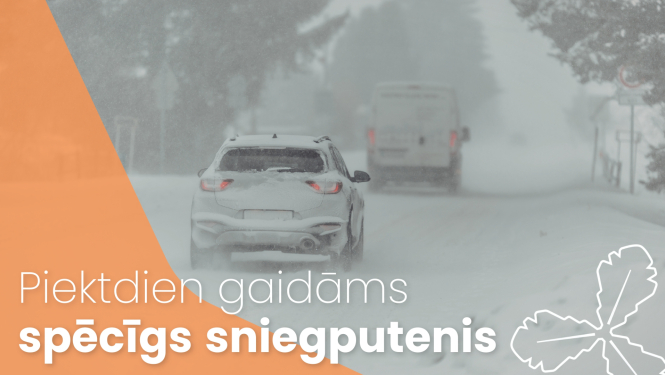 piektdien gaidāms spēcīgs sniegputenis