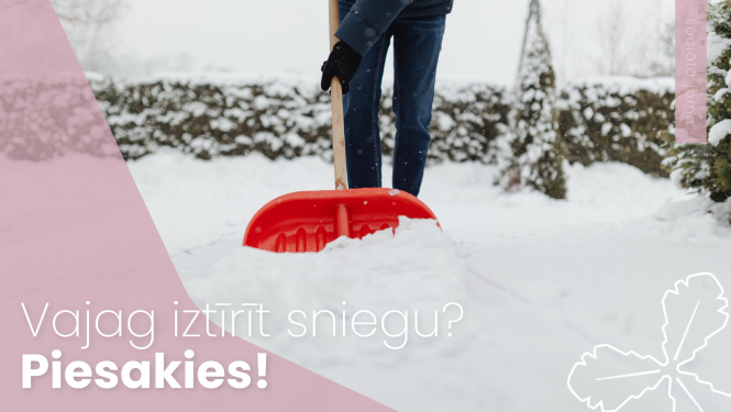Aicina pieteikt sniega tīrīšanu