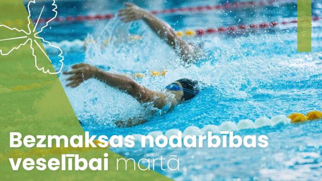 Bezmaksas nodarbības veselībai martā