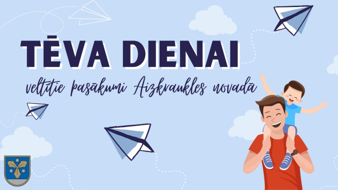 plakāts tēva dienas pasākumiem