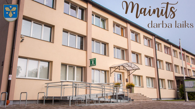 mainīts darba laiks