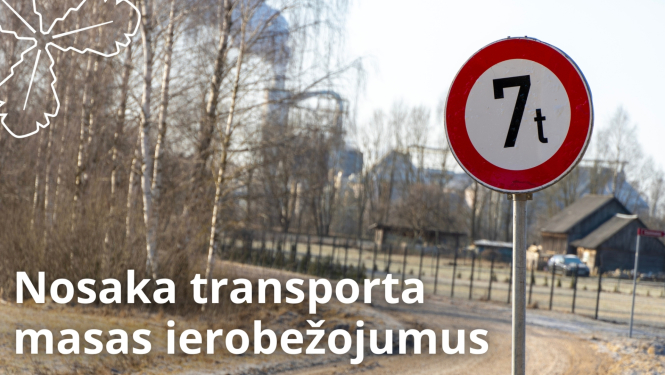 nosaka transporta masas ierobežojumus