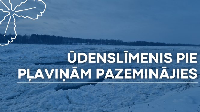 Ūdenslīmenis pazeminājies Daugavā