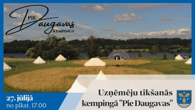 uzņēmēju tikšanās kempingā