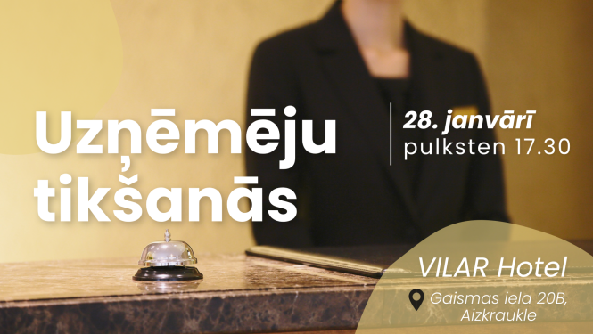 Uzņēmēju tikšanās baneris