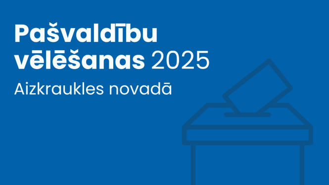 pašvaldību vēlēšanu baneris