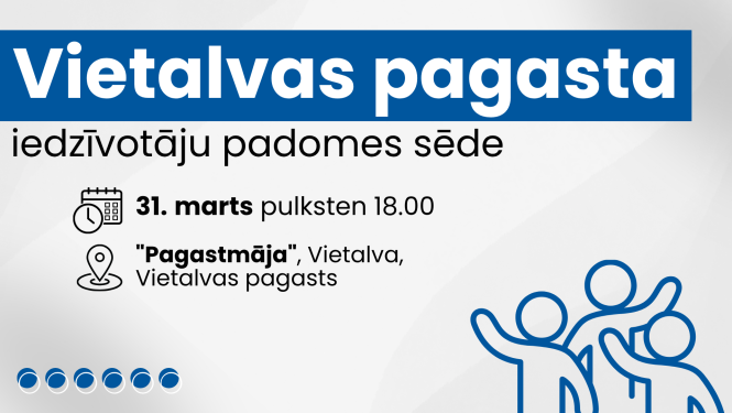 Iedzīvotāju padomes sapulces afiša