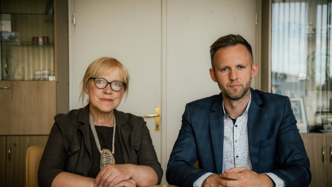 Anita Ostrovska un Arvis Upīts