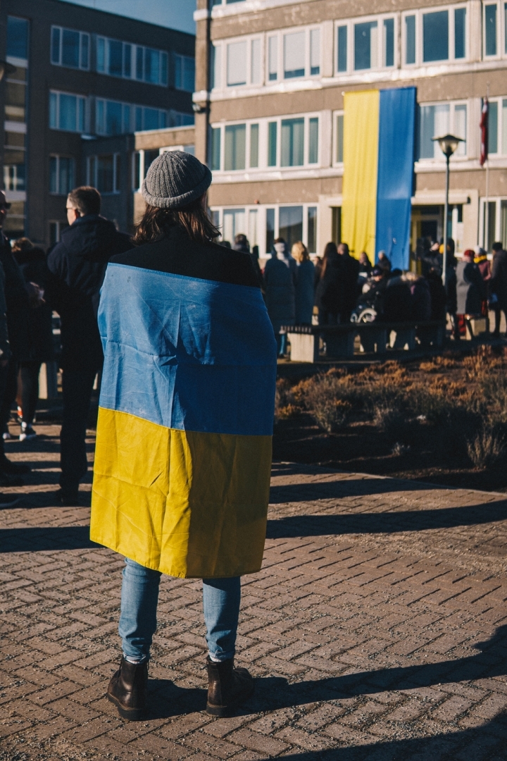 Aizkrauklē notiek akcija Ukrainas atbalstam