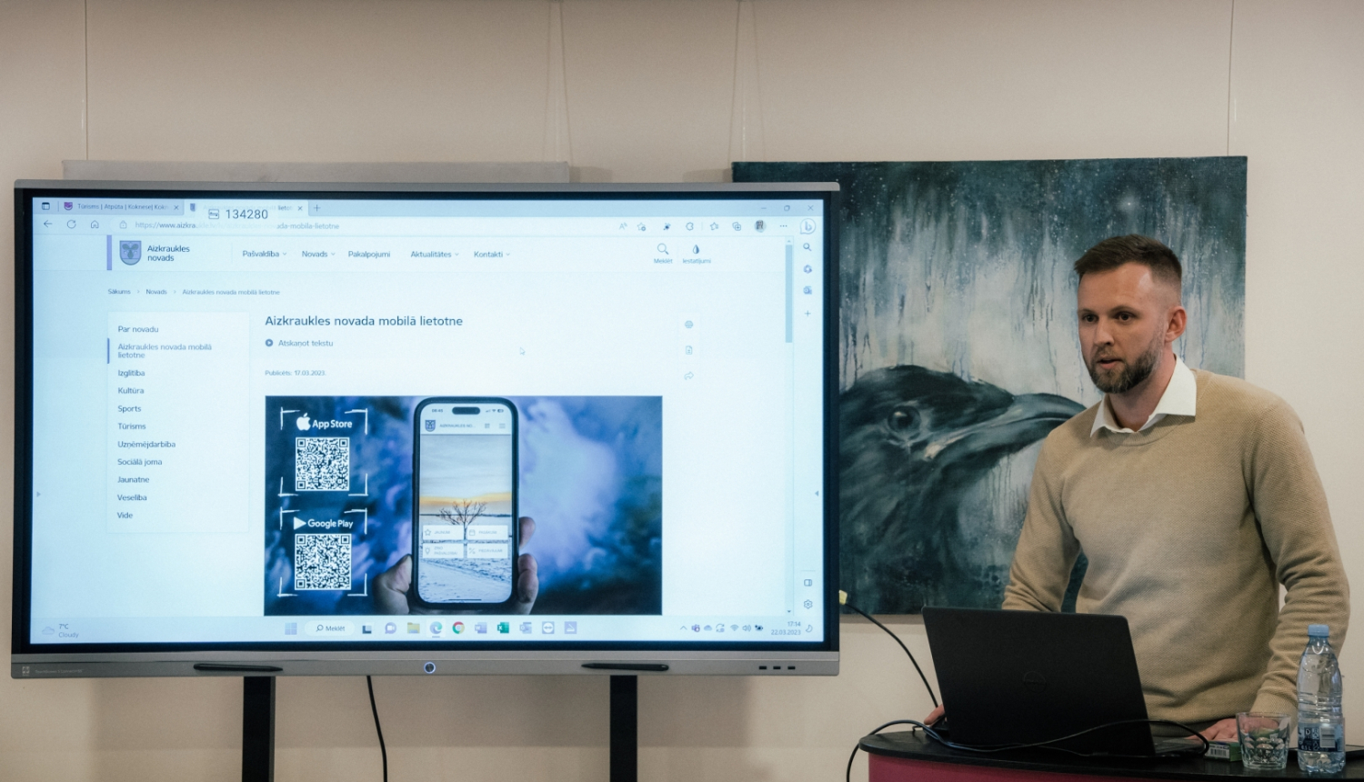 prezentācija par aplikāciju