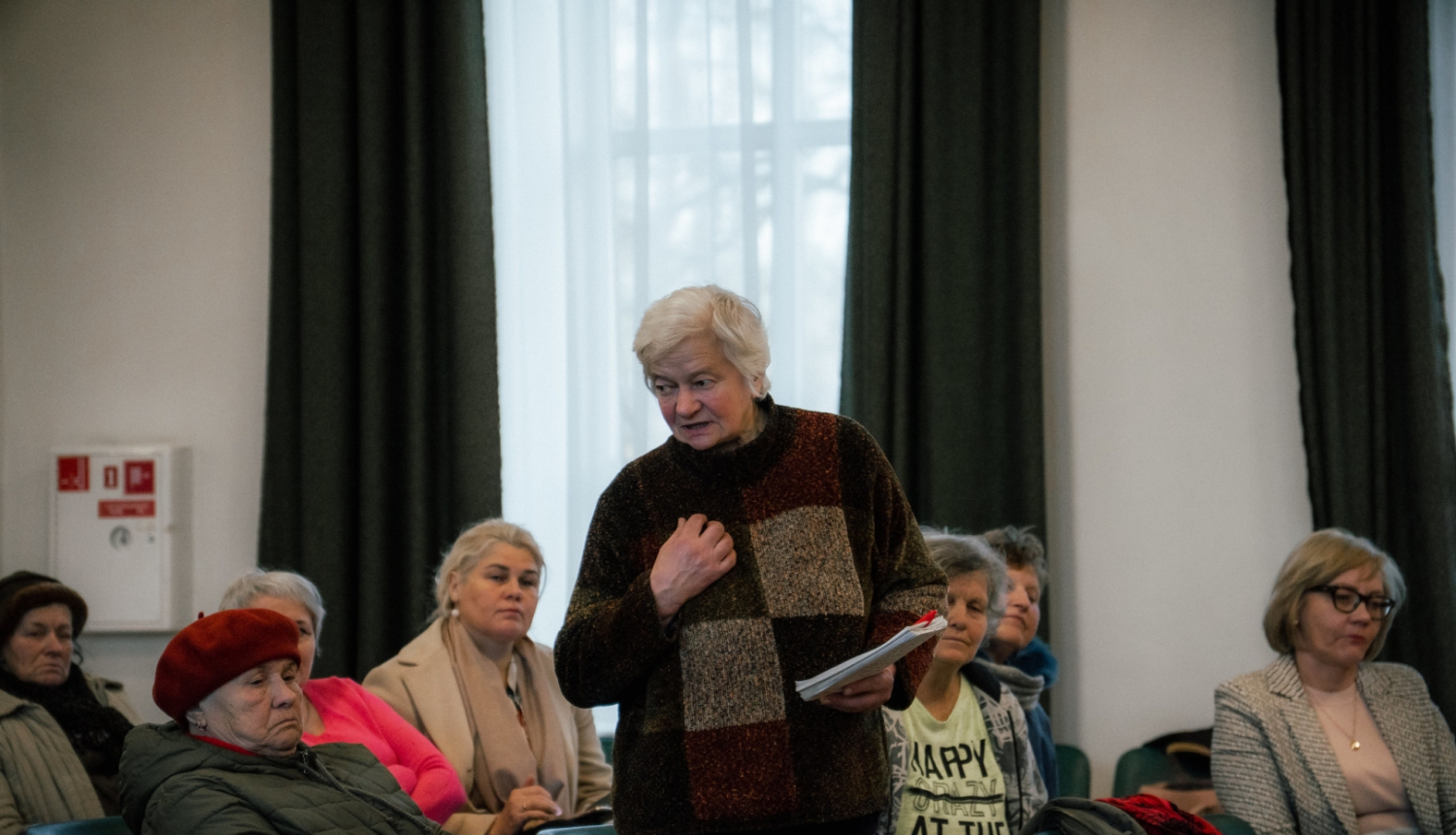 tikšanās ar iedzīvotājiem