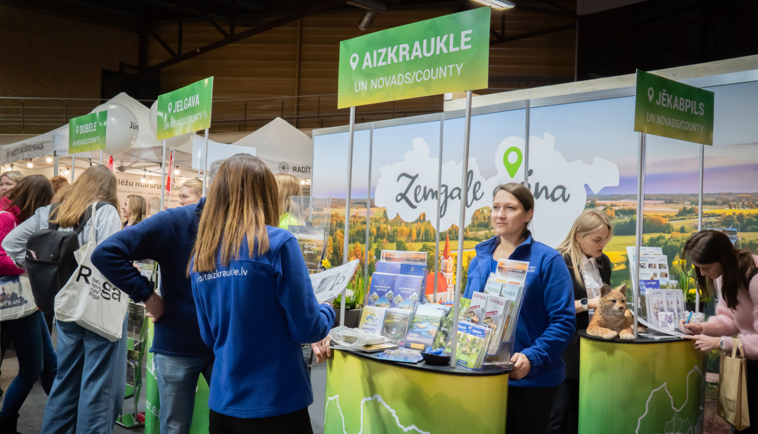 tūrisma stends izstādē Balttour 2026