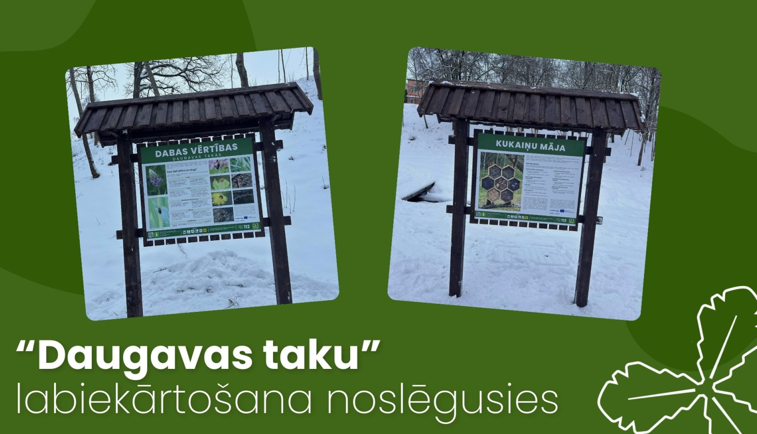 “Daugavas taku” labiekārtošana noslēgusies