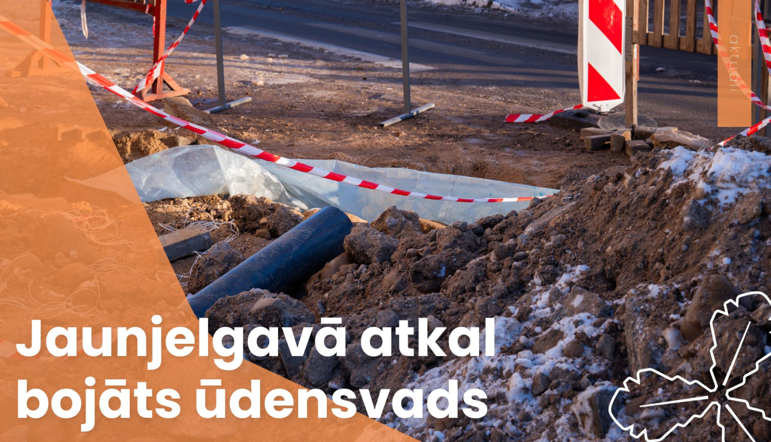 Jaunjelgavā atkal bojāts ūdensvads