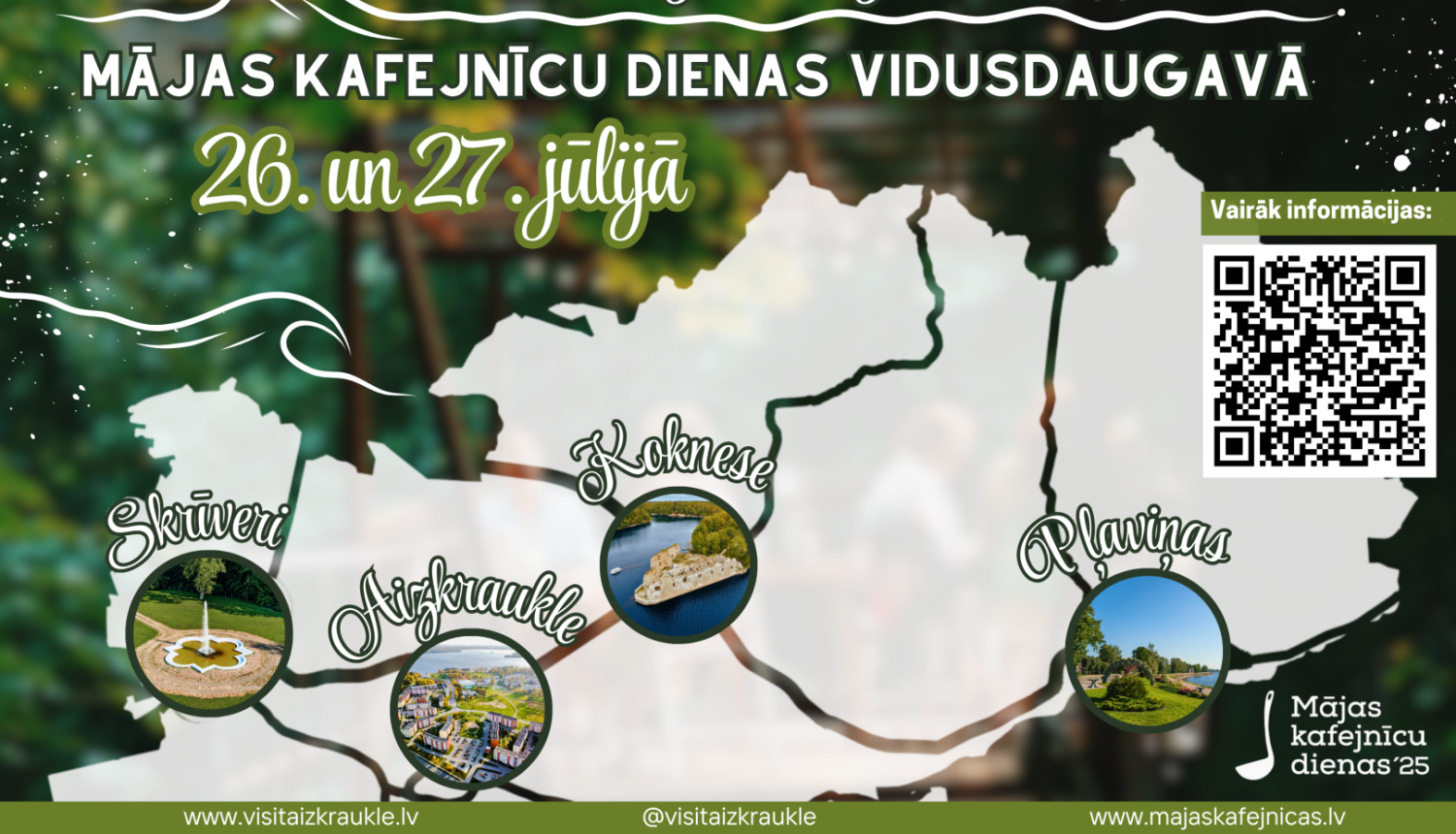 Mājas kafejnīcu dienas Vidusdaugavā