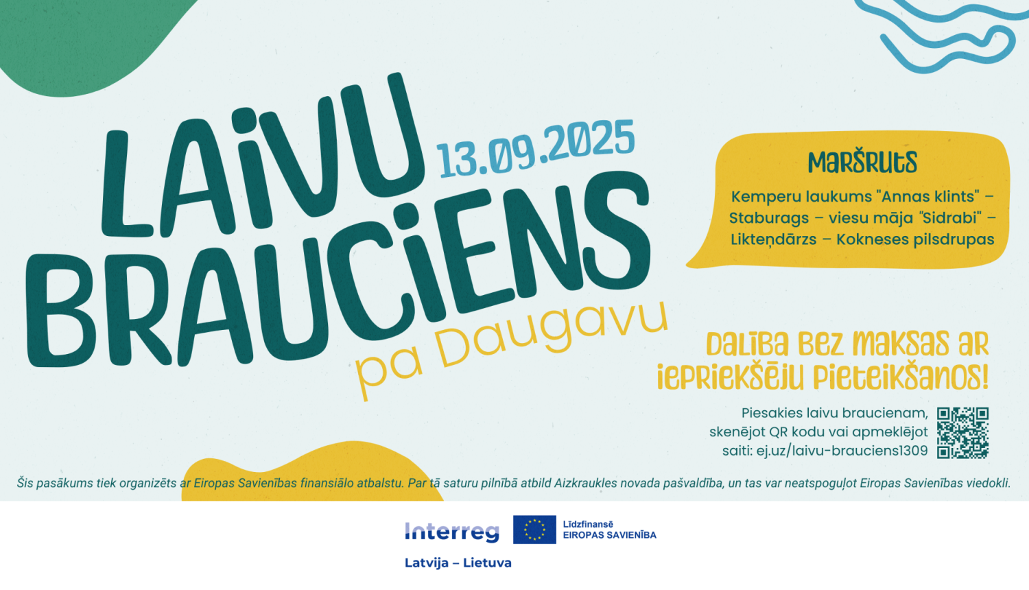 laivu brauciena baneris