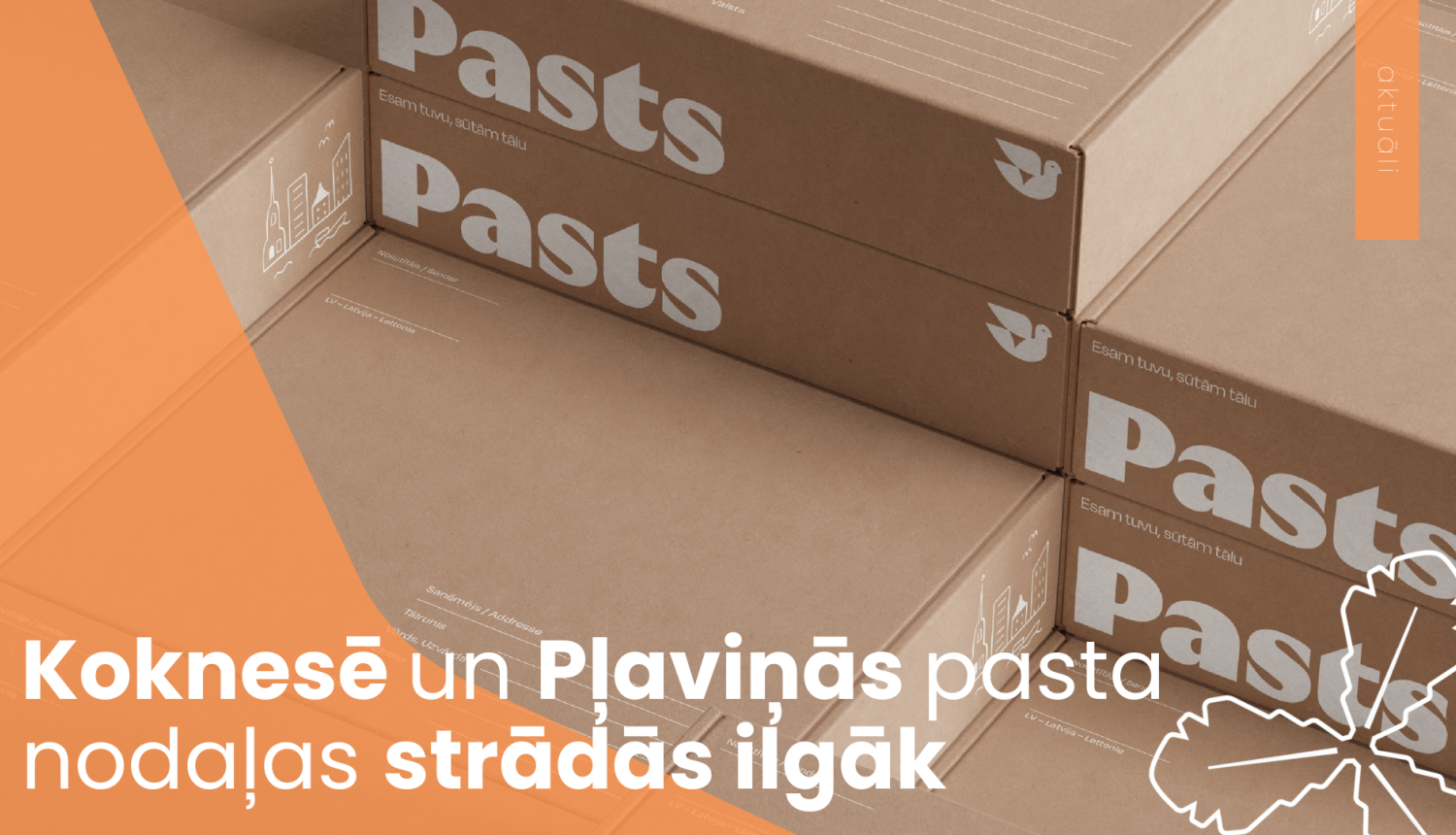 Pasta nodaļas strādās ilgāk.