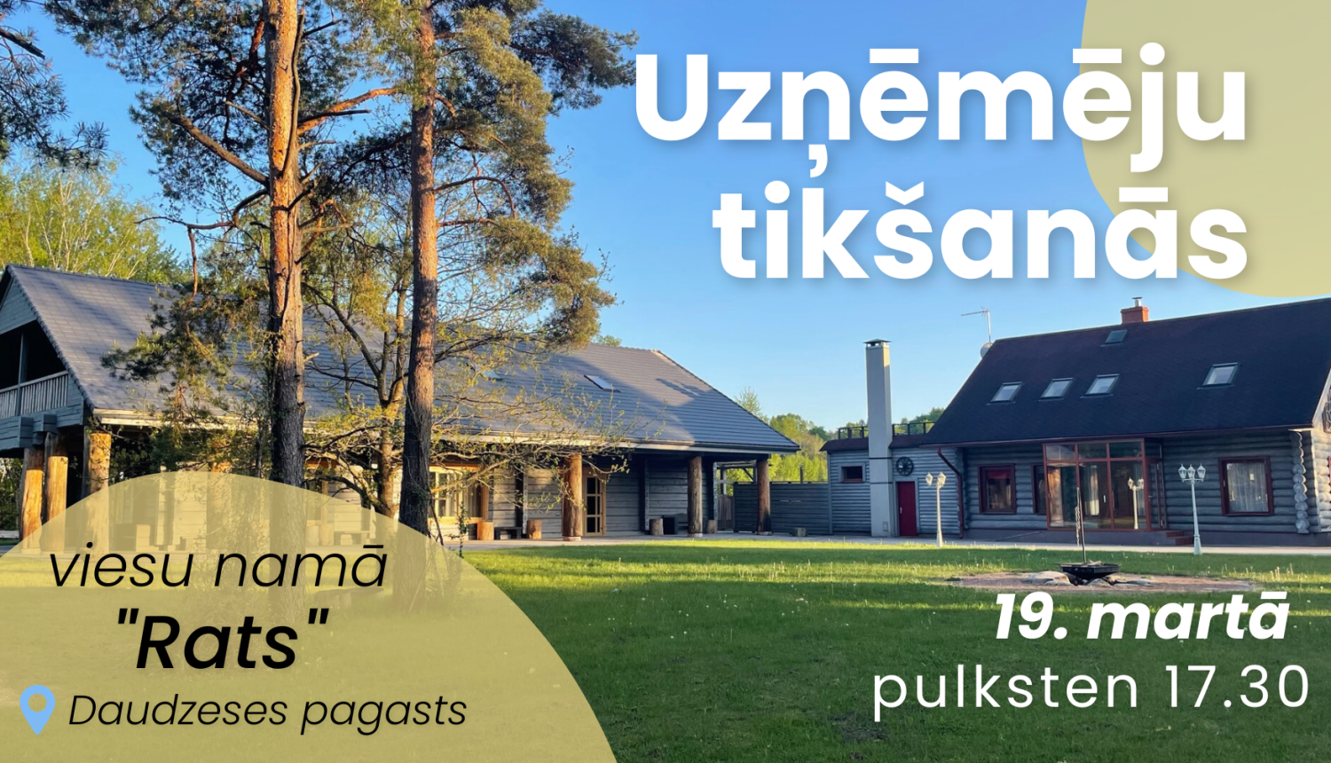 Uzņēmēju tikšanās baneris